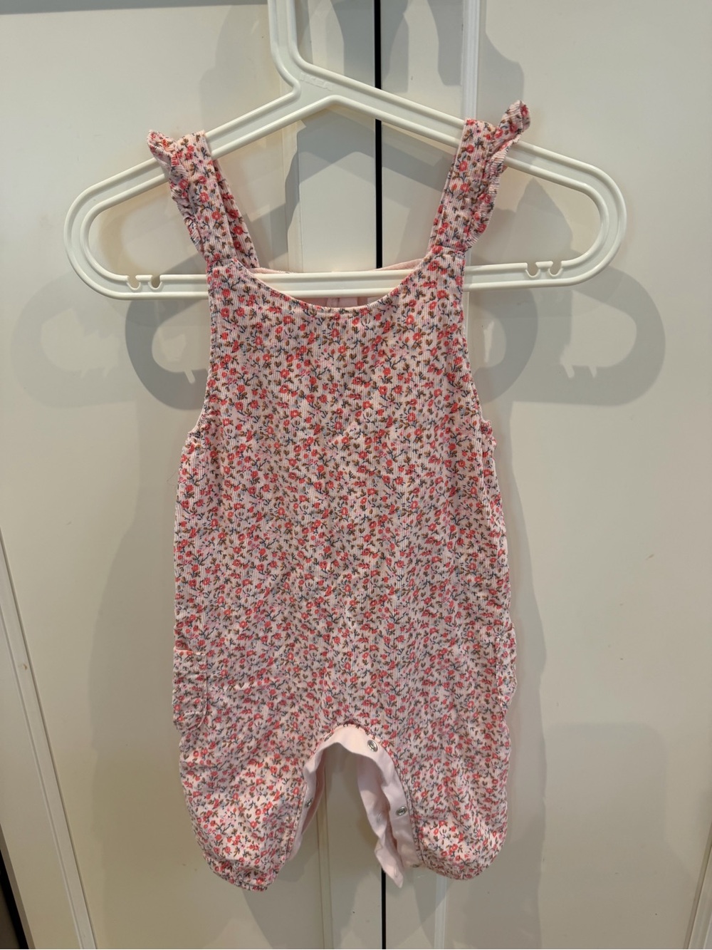 Next baby 6-9m Pink Floral Romper